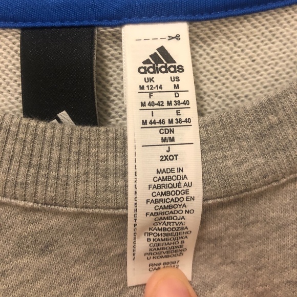Adidas Crop Mesh Sweater - Picture 3 of 3